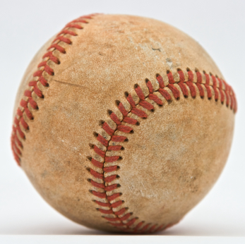 Image licensed by Erik J. Heels from istockphoto.com: http://www.istockphoto.com/stock-photo-8527543-well-worn-baseball.php